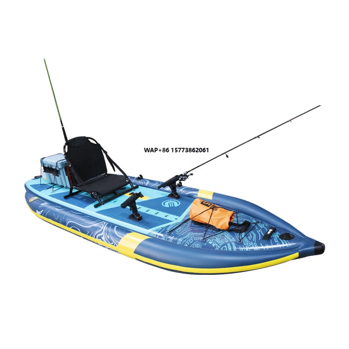 Fishing Rod Boat - Three Air Chamber Inflatable Fishing Kayak