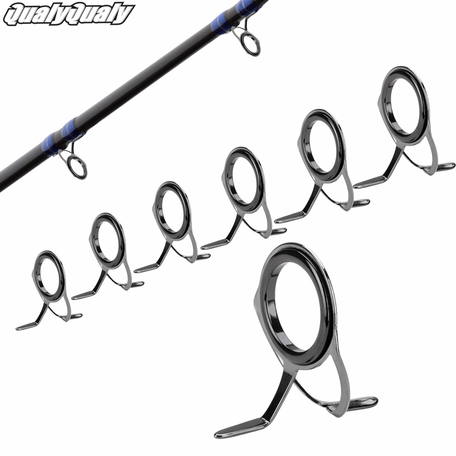 7pcs Fishing Rod Guides Repair - Fishing Rod Casting บทวิจารณ์และราคา