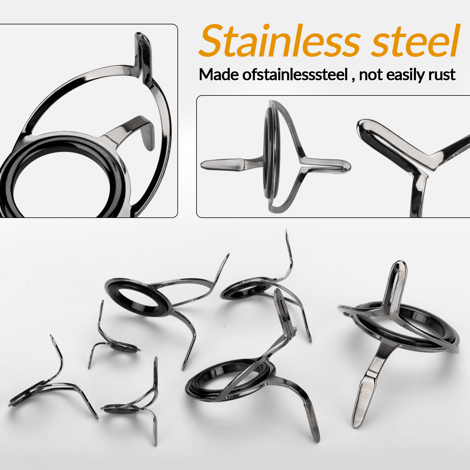 7pcs Fishing Rod Guides Repair - Fishing Rod Casting บทวิจารณ์และราคา