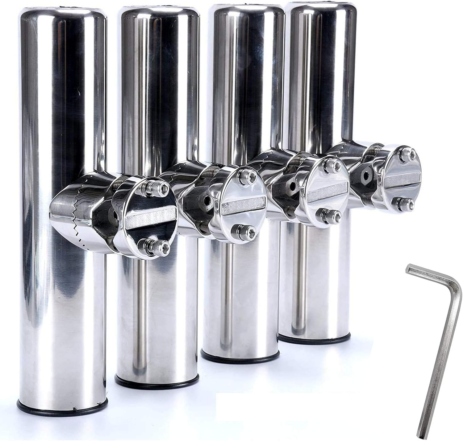 Stainless Clamp Rod Holder Ste - Fishing Rod Boat บทวิจารณ์และราคา