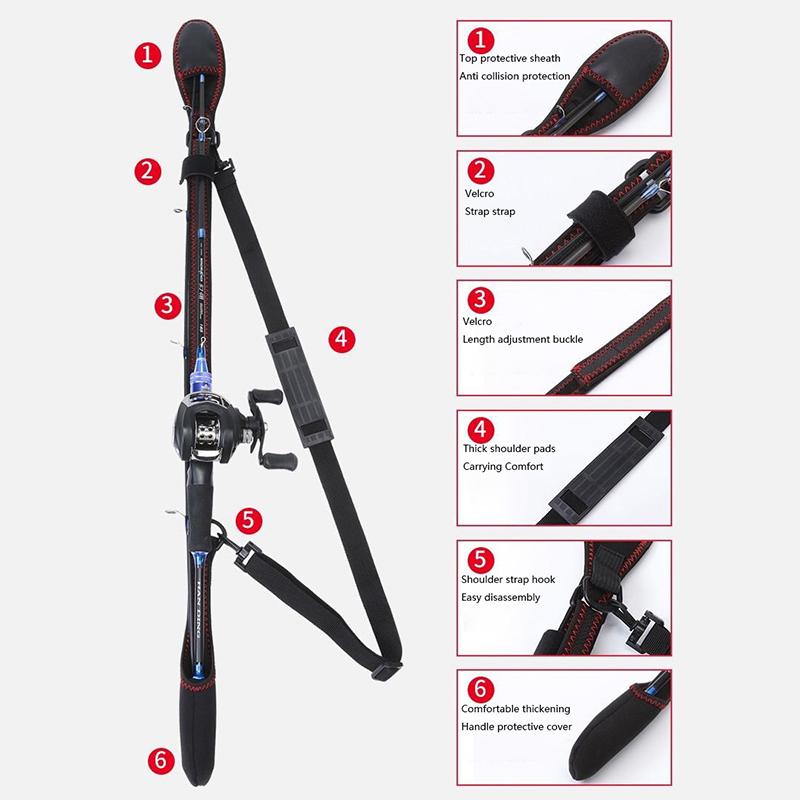 New Fishing Rod Protective She - Fishing Rod Fly บทวิจารณ์และราคา