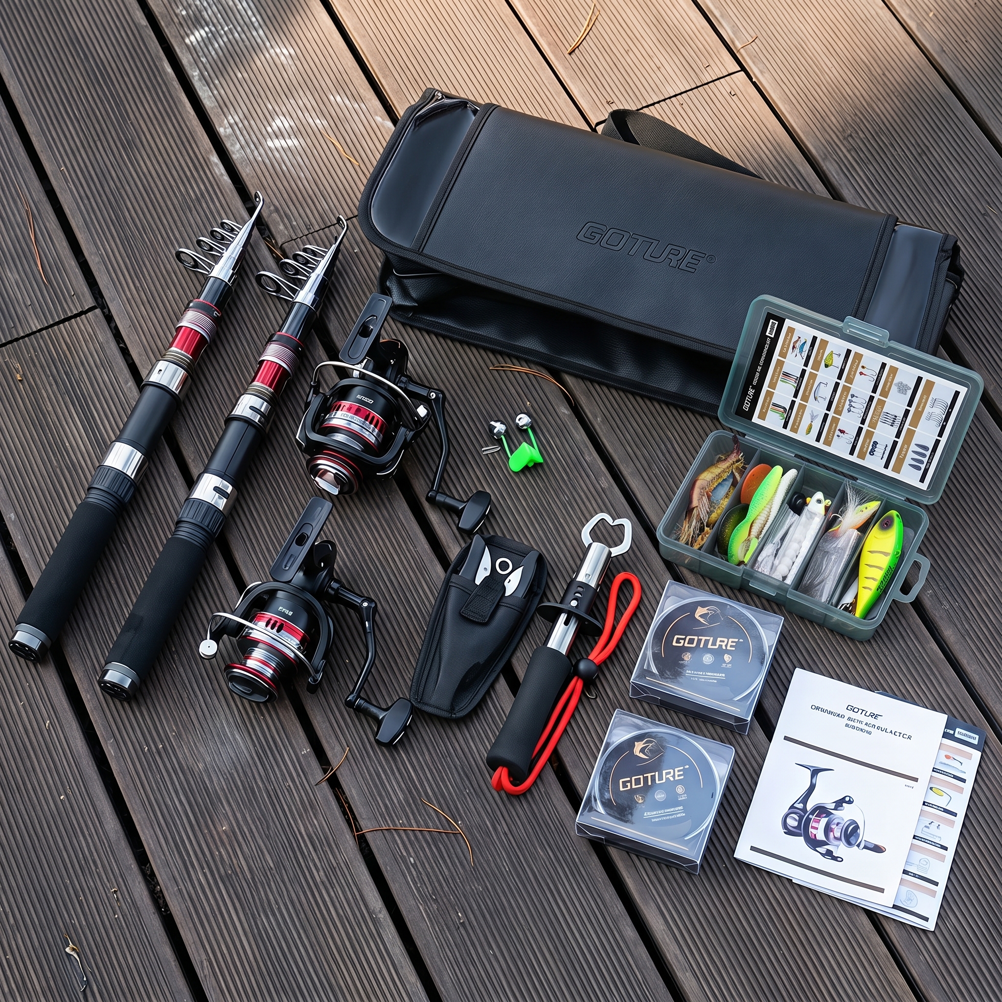 Goture Telescopic Fishing Rod  - Fishing Rod Carbon Fiber บทวิจารณ์และราคา