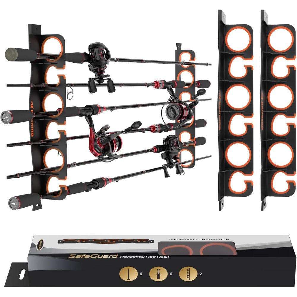 Rod Holder Organizer: Wall/Cei - Fishing Rod Combo บทวิจารณ์และราคา