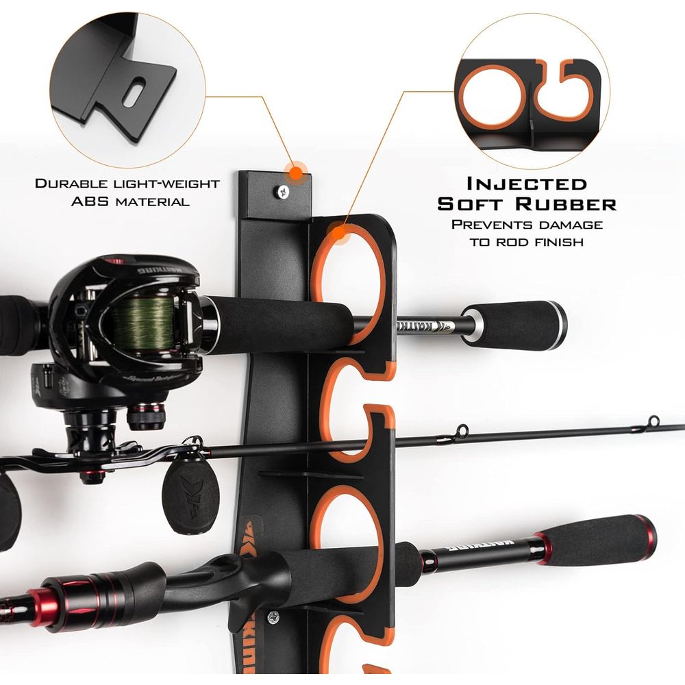 Rod Holder Organizer: Wall/Cei - Fishing Rod Combo บทวิจารณ์และราคา