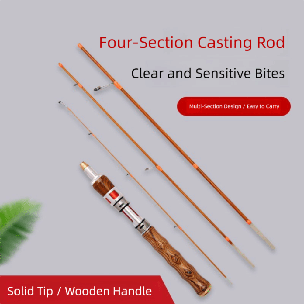 High Quality 4 Sections Spinni - Fishing Rod Carbon Fiber บทวิจารณ์และราคา