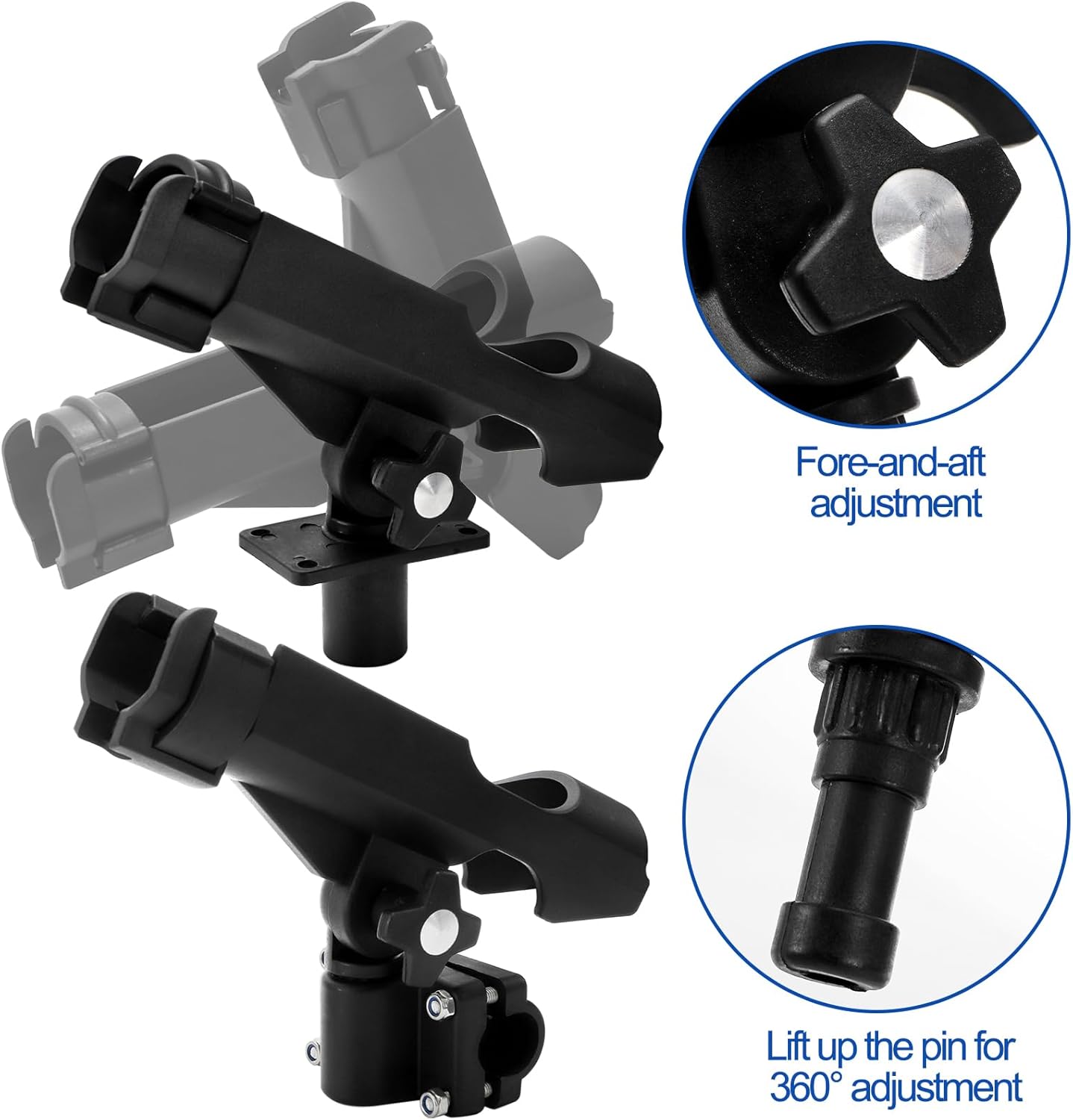 2 Pack Fishing Rod Holder with - Fishing Rod Combo บทวิจารณ์และราคา