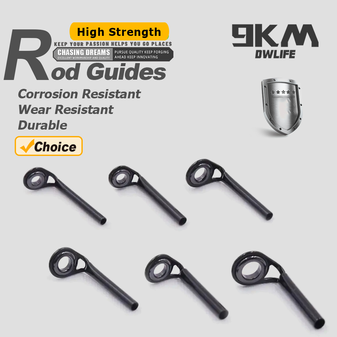 Fishing Rod Guides 5~10pcs MKT - Fishing Rod Guide Replacement บทวิจารณ์และราคา