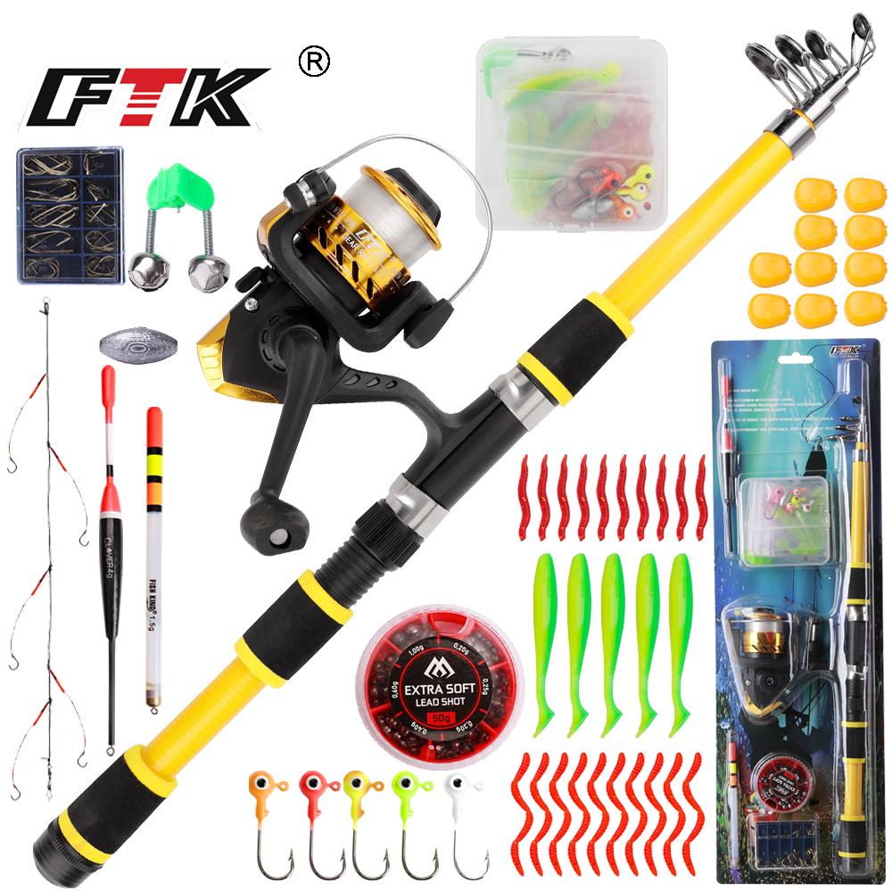 FTK 1.8m Fishing Rod and Reel  - Fishing Rod Carbon Fiber บทวิจารณ์และราคา