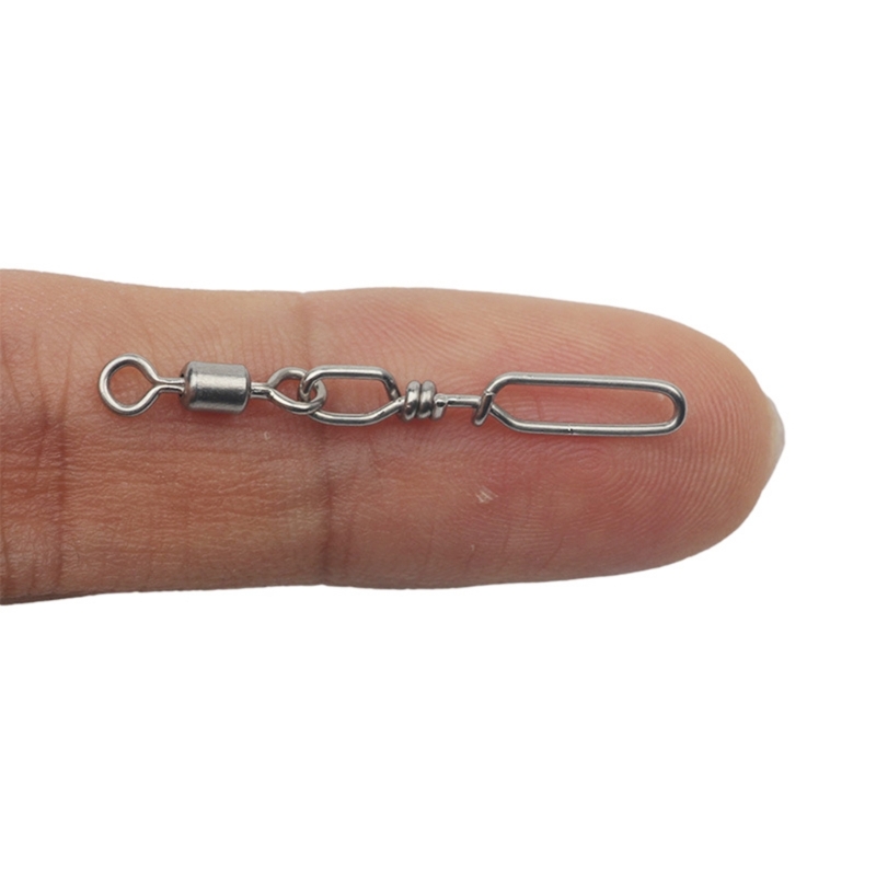 10Pcs Stainless Steel Quick Sn - Fishing Rod Casting บทวิจารณ์และราคา