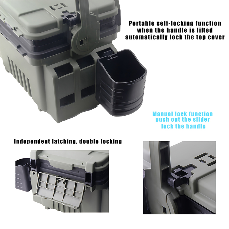 JSFUN Fishing Box Barrel Holde - Fishing Rod Travel บทวิจารณ์และราคา