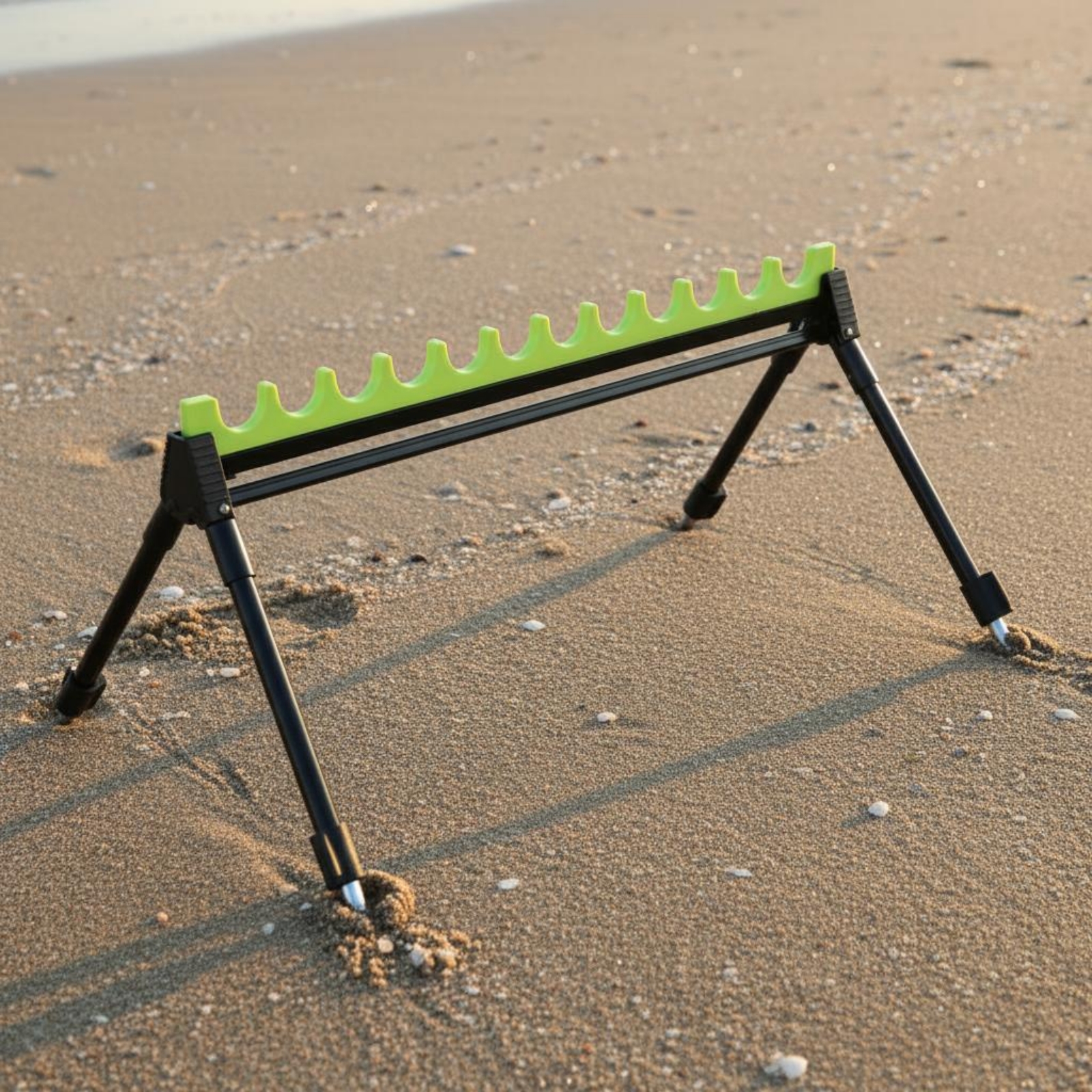 Beach Fishing Rod Stand Stable - Fishing Rod Telescopic บทวิจารณ์และราคา