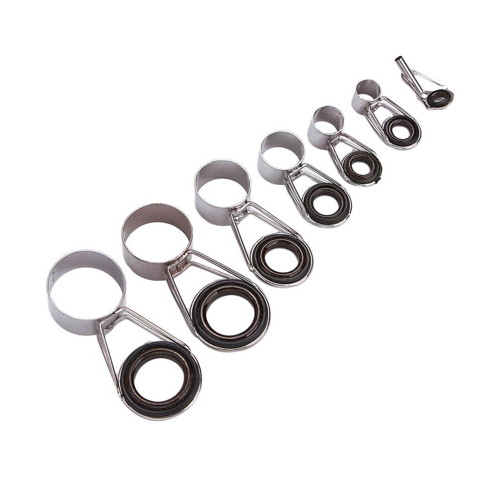 7 Sizes Raft DIY Tip Accessori - Fishing Rod Guide Replacement บทวิจารณ์และราคา