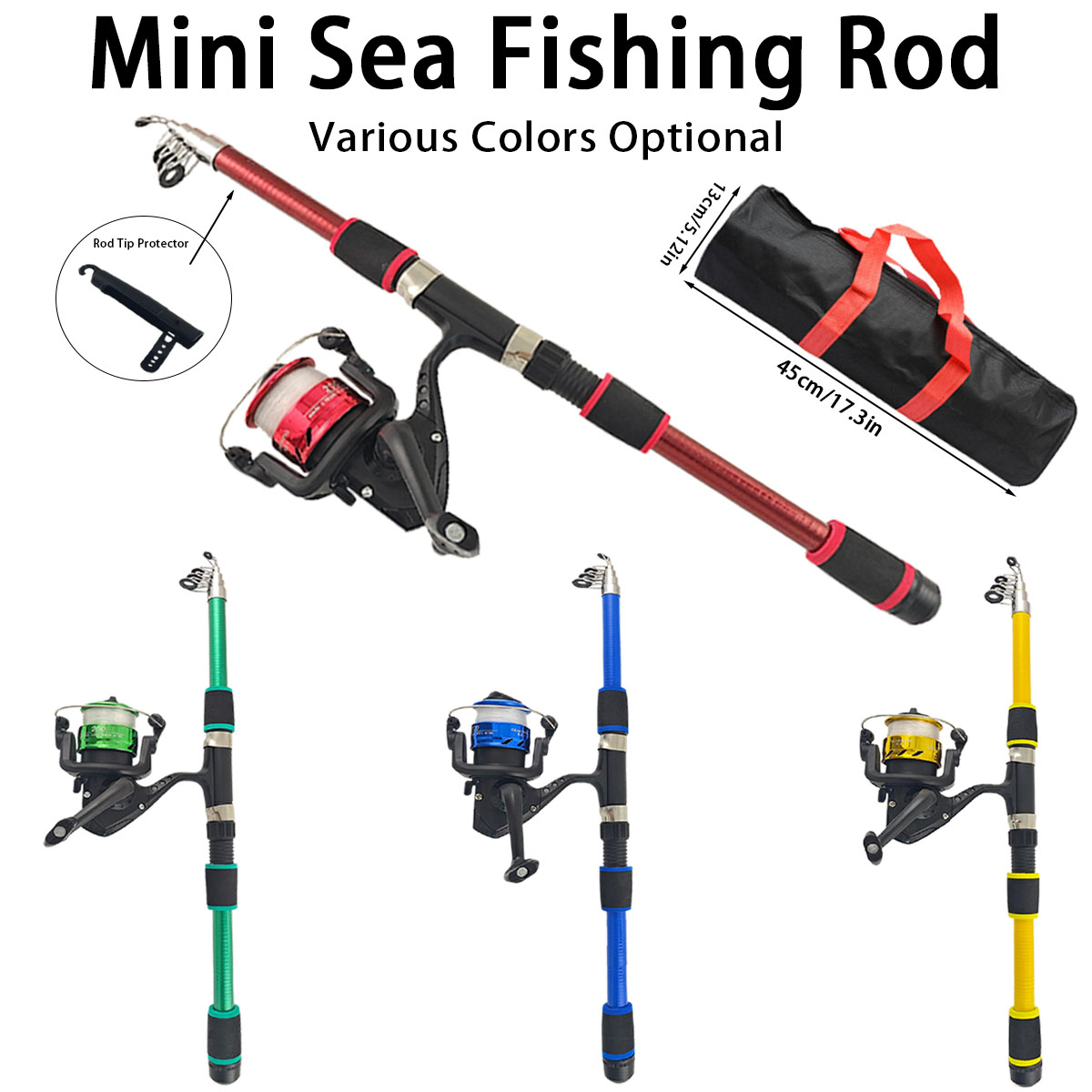 Mini Telescopic Sea Fishing Ro - Fishing Rod Combo บทวิจารณ์และราคา