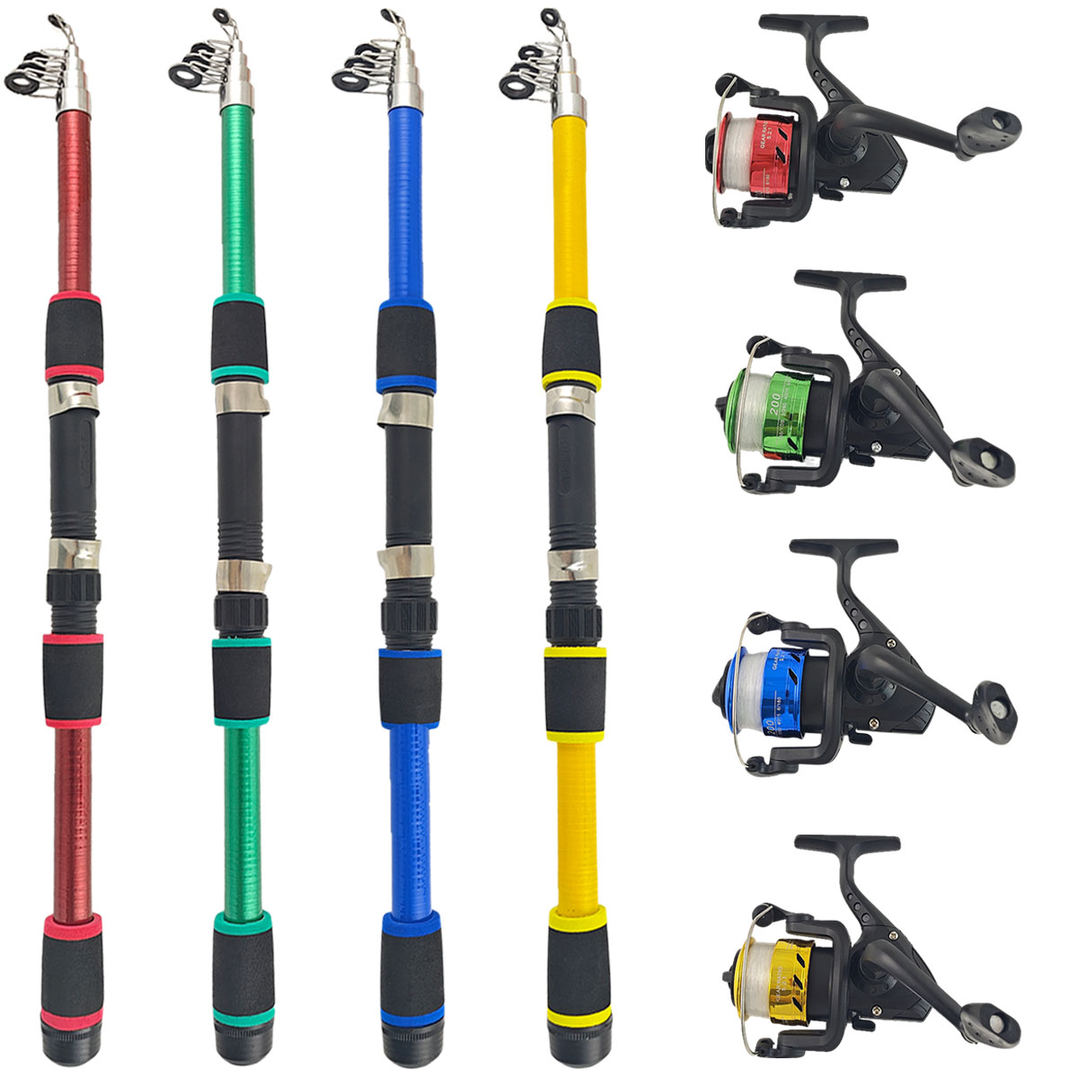 Mini Telescopic Sea Fishing Ro - Fishing Rod Combo บทวิจารณ์และราคา