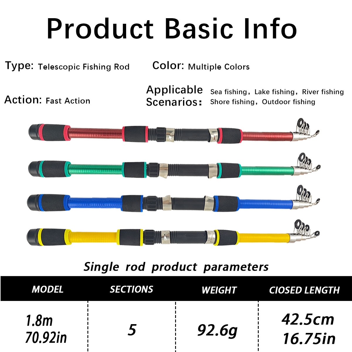 Mini Telescopic Sea Fishing Ro - Fishing Rod Combo บทวิจารณ์และราคา