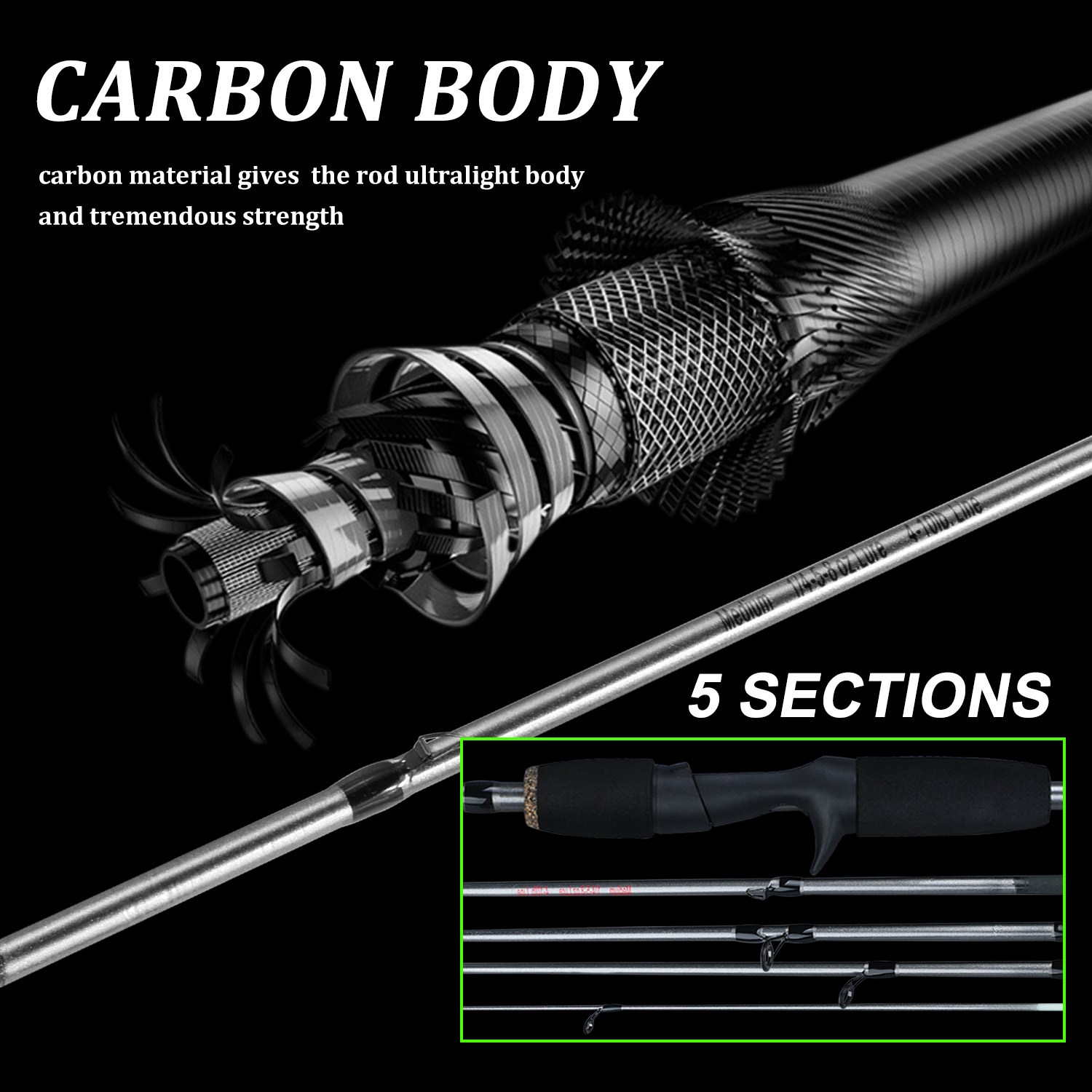 Sougayilang Fishing Rod Combo  - Fishing Rod Carbon Fiber บทวิจารณ์และราคา