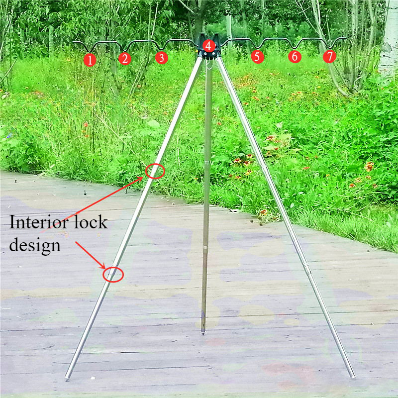 1PC Fishing Sea Rod Bracket Al - Fishing Rod Telescopic บทวิจารณ์และราคา