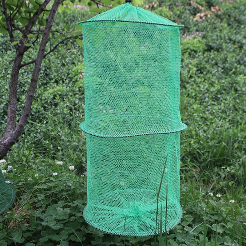 Folding Round Nylon Mesh Metal - Fishing Rod Casting บทวิจารณ์และราคา