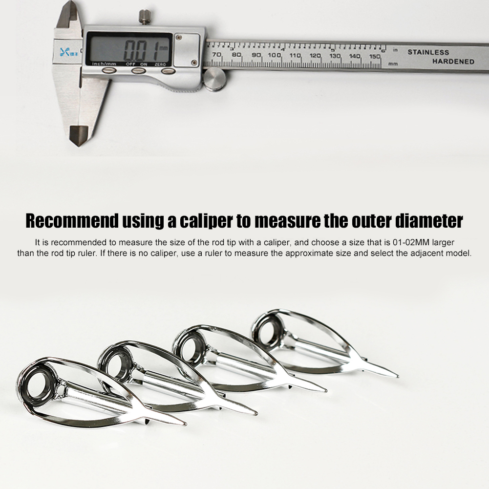 10/40pcs Fishing Rod Guide Rin - Fishing Rod Guide Replacement บทวิจารณ์และราคา