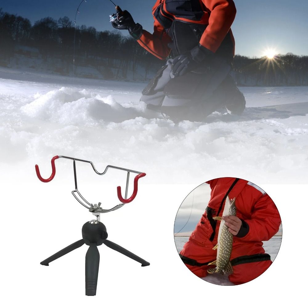 360° Adjustable Ice Fishing Ro - Fishing Rod Rack บทวิจารณ์และราคา