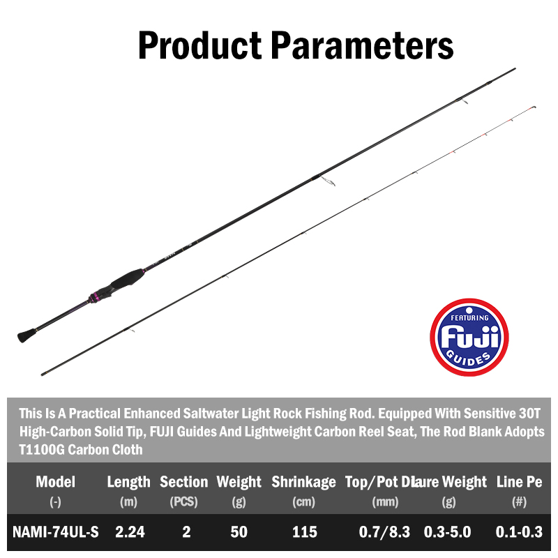LEYDUN NAMI Ultralight Ajing R - Fishing Rod Surf บทวิจารณ์และราคา