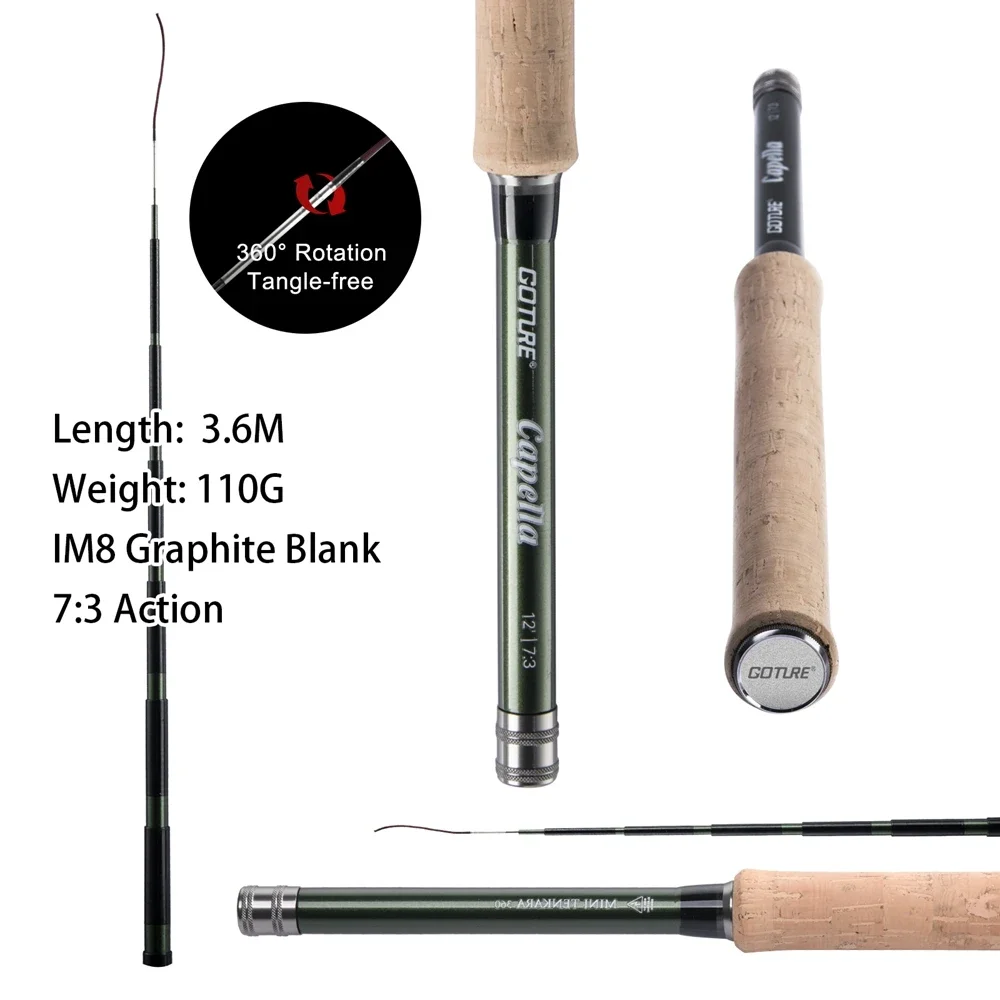 Goture 12FT Classical Tenkara  - Fishing Rod Combo บทวิจารณ์และราคา