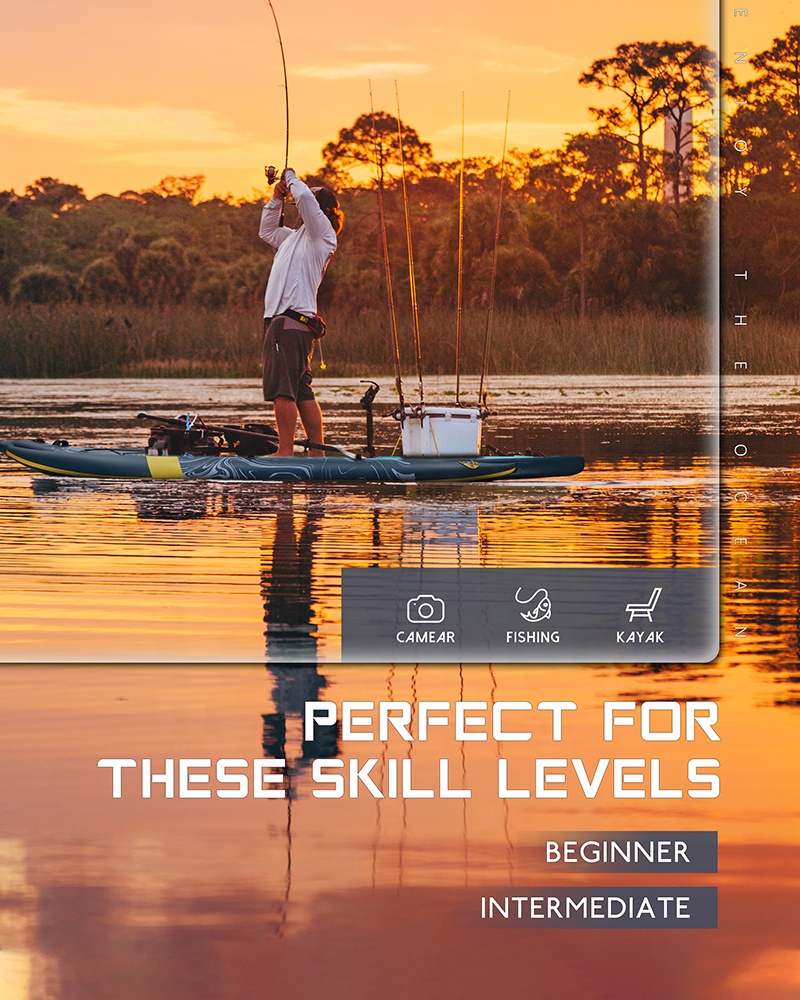Three Air Chamber Inflatable F - Fishing Rod Boat บทวิจารณ์และราคา
